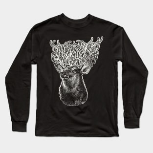 Death Metalhorn Deer Long Sleeve T-Shirt